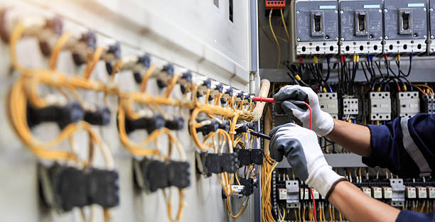 Professional Electrician technician working in Old Orchard, PA